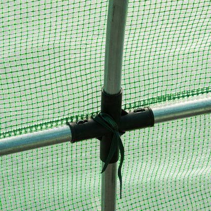 Tuinkas – Kweekkas – Plantenkas – Groentekas – Tunnelkas Groen – 8 m² – Gegalvaniseerd Stalen Frame 2,4 cm