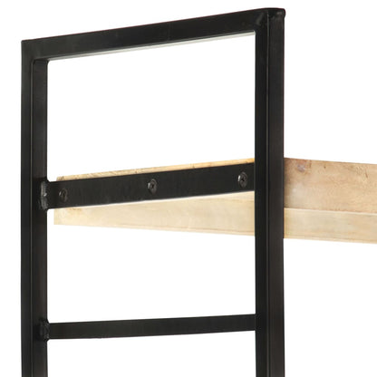 Boekenkast – Boekenrek – Vakkenkast – Stellingkast – Opbergkast – Massief Mango Hout – Industrieel Metaal Frame