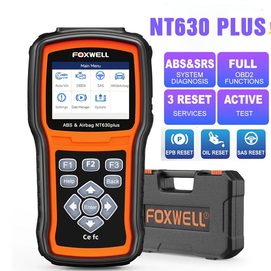 Auto Diagnose Scanner – OBD2 Scanner – Diagnosetool – Foutcode Lezer – Auto Diagnosescanner Draadloos – Bi-directionele Testfunctie – 16+ Resetfuncties – Inclusief Opbergtas Geel