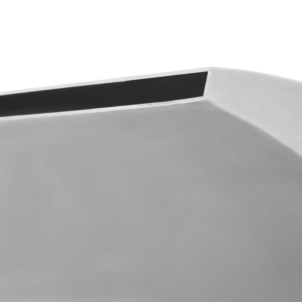 Zwembadfontein – Tuinfontein – Vijverfontein – Waterelement – Waterornament – Roestvrij Staal – Corrosiebestendig – Constante Waterstroom 50x30x53 cm – Chlorine Bestendig