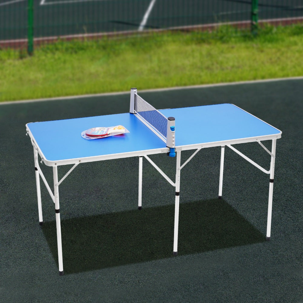Tafeltennistafel – Pingpongtafel – Opvouwbare Tafel – Indoor Tafel – Outdoor Tafel – Draagbaar & Compact – MDF Blad & Aluminium Frame