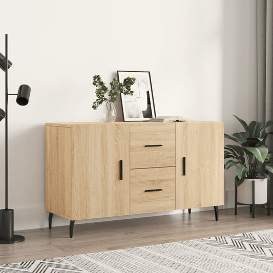 Sideboard Sonoma Oak 100x36x60 cm Engineered Wood Side Cabinet Organizer Storage Cabinet Storage Box for Bedroom, Living Room, Bathroom, Home Furniture
