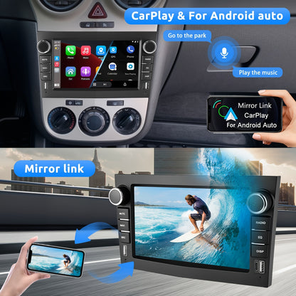Autoradio – Auto Stereo – Multimedia Radio – Auto Navigatie – Inbouw Radio – Android 14 – 7 Inch IPS Touchscreen