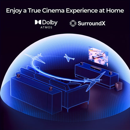 7.1 Kanaals Surround Sound Set – Home Theater Systeem – Soundbar – Dolby Atmos Speaker – Draadloos Surround Systeem – Draadloze Speakers – HD-eARC Aansluiting – App Bediening