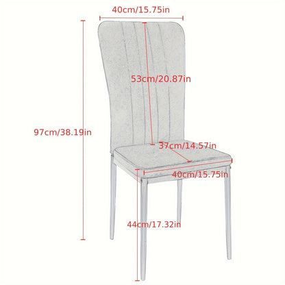 Eetkamerstoelen – Stoelen – Kuipstoelen – Keukenstoelen – Woonkamerstoelen – Zwarte Velvet Bekleding – Stevige Metalen Poten