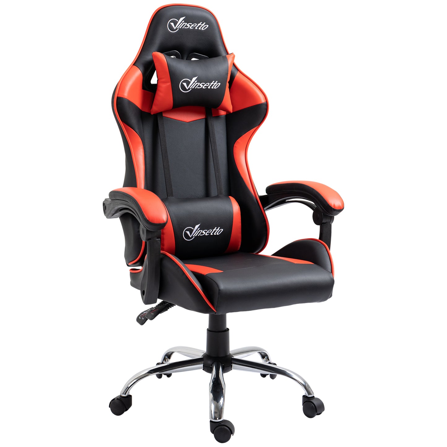 Gamingstoel – Bureaustoel – Gamerstoel – Office Chair – Werkstoel – Verstelbare Hoogte – Ergonomische Hoofdsteun – Zwart
