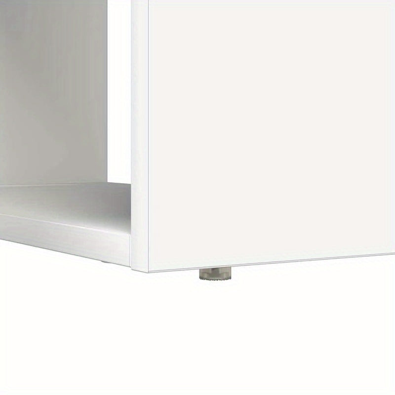 Bureau – Bureautafel – Computertafel – Schrijftafel – Werktafel – Wit – Massief Hout – Compact 113x54x120 cm – Met Laden en Opbergruimte