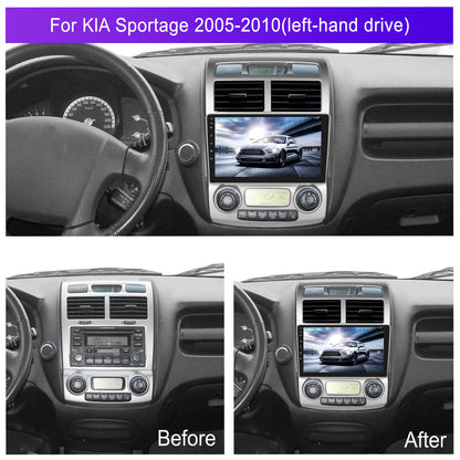 Autoradio Kia Picanto – Multimediasysteem – Navigatie – Touchscreen – Achteruitrijcamera – 9 Inch HD IPS Scherm – Android 15 Met 2GB RAM + 64GB Opslag – Draadloze CarPlay & Android Auto
