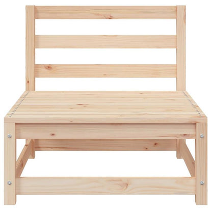 Houten Tuinbank 3-Delig – Armlos Loungeset – Buitenbank – Patio Meubel – Solid Pine Hout – Duurzaam Materiaal – Weerbestendig Design