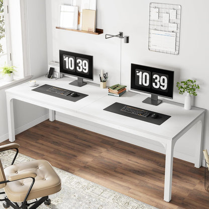 Hoekbureau – L-vormig Bureau – Computerbureau – Bureau met Laden – Werkplekmeubel – Rustiek Bruin – Veel Opbergruimte – Stevig en Stabiel
