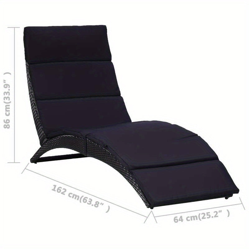 Ligstoel – Ligbed – Tuinstoel – Relaxstoel – Ergonomisch – Gerecycled Houten Frame – Weerbestendig Poly Rattan Kussens - QUORE