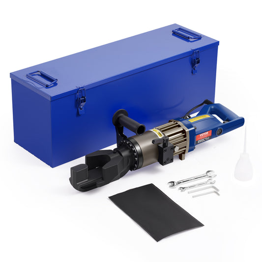Elektrische Wapening Buiger – Wapeningstaal Buigmachine – Staalbuiger – Hydraulische Buiger – Betonstaal Buiger – 1500W Motor – Buighoek 0°-90° Instelbaar – Zwart & Blauw