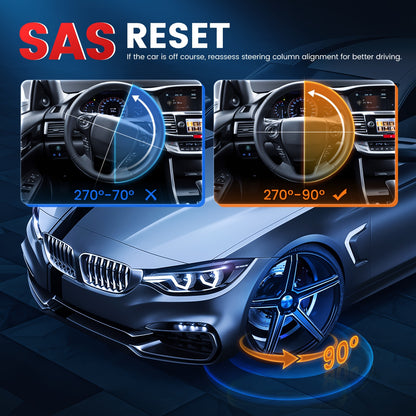OBD2 Scanner – Auto Diagnose Tool – Foutcode Uitlezer – Wi-Fi Scanner – ABS Airbags Transmissie – Levenslange Updates – Draadloos Gebruik