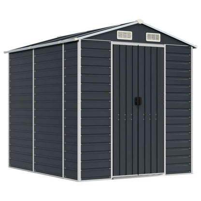 Tuinschuur – Tuinkast – Berging – Opbergschuur – Gereedschapsschuur – Gegalvaniseerd Staal – Ruim 191x215x198 cm – Hoekbescherming