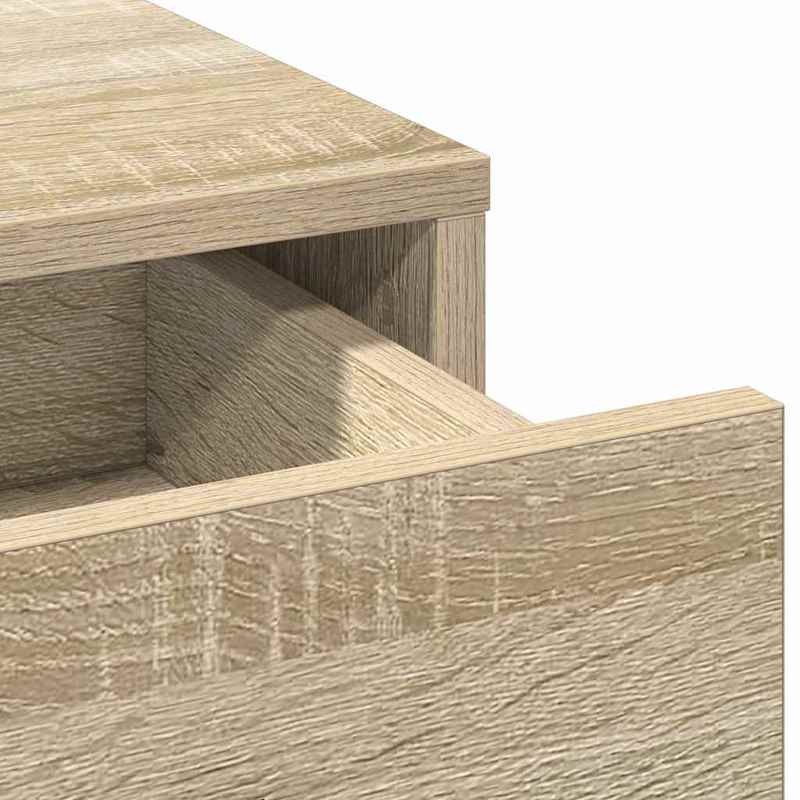 Damming Table with Door 2pcs Brown 50 X 41 X 135Cm Wood Material Crafted from High-Quality Engineered Wood, This Makeup Table Is Both Functional And Practical., Home Organization, Dressing Table, Stylish Dresser, Modern Vanit