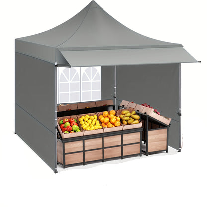 Feesttent – Partytent – Paviljoen – Vouwtent – Tuintent – Pop-up – Afneembare Zijwanden – Verstelbare Hoogte – Draagtas – 3,05x3,05 meter
