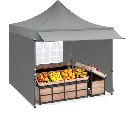 Feesttent – Partytent – Paviljoen – Vouwtent – Tuintent – Pop-up – Afneembare Zijwanden – Verstelbare Hoogte – Draagtas – 3,05x3,05 meter