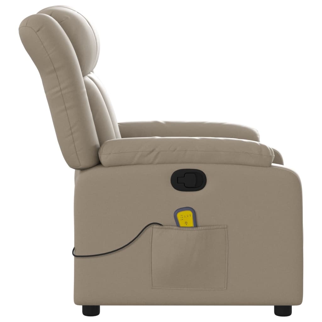 Elektrisch Verstelbare Relaxfauteuil – Relaxstoel – Massagefauteuil – Verstelbare Stoel – Fauteuil Met Massagefunctie – 6 Massagepunten – Kunstleer Bekleding