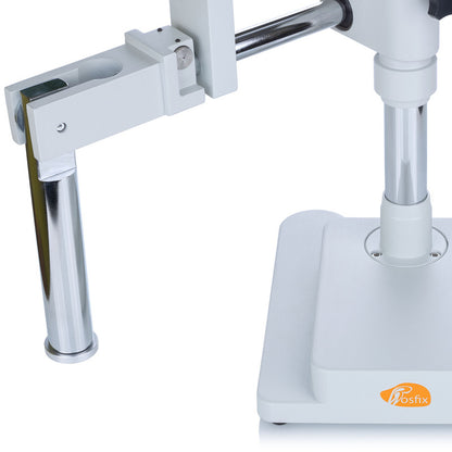 Microscoopstandaard – Microscoophouder – Beugel – Microscooparm – Microscoopbasis – Verstelbare Verticale Post 380 mm – Stevige Ruime Basis 210x260 mm