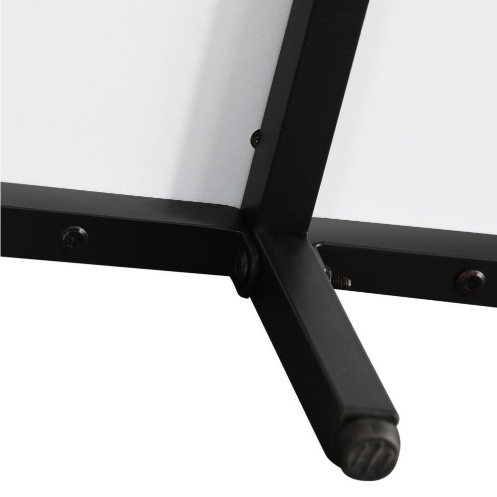 Modern TV Stand, White with Wood Grain Finish, Dimensions 180×50×38cm, Minimalist Design