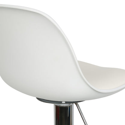 Barkrukken – Barstoelen – Krukken – Keukenstoelen – Barkruk Set Zwart – Instelbare Zithoogte 55-75 cm – 360° Draaibaar – PU Geluidsleunig – Stevige Metalen Onderstel