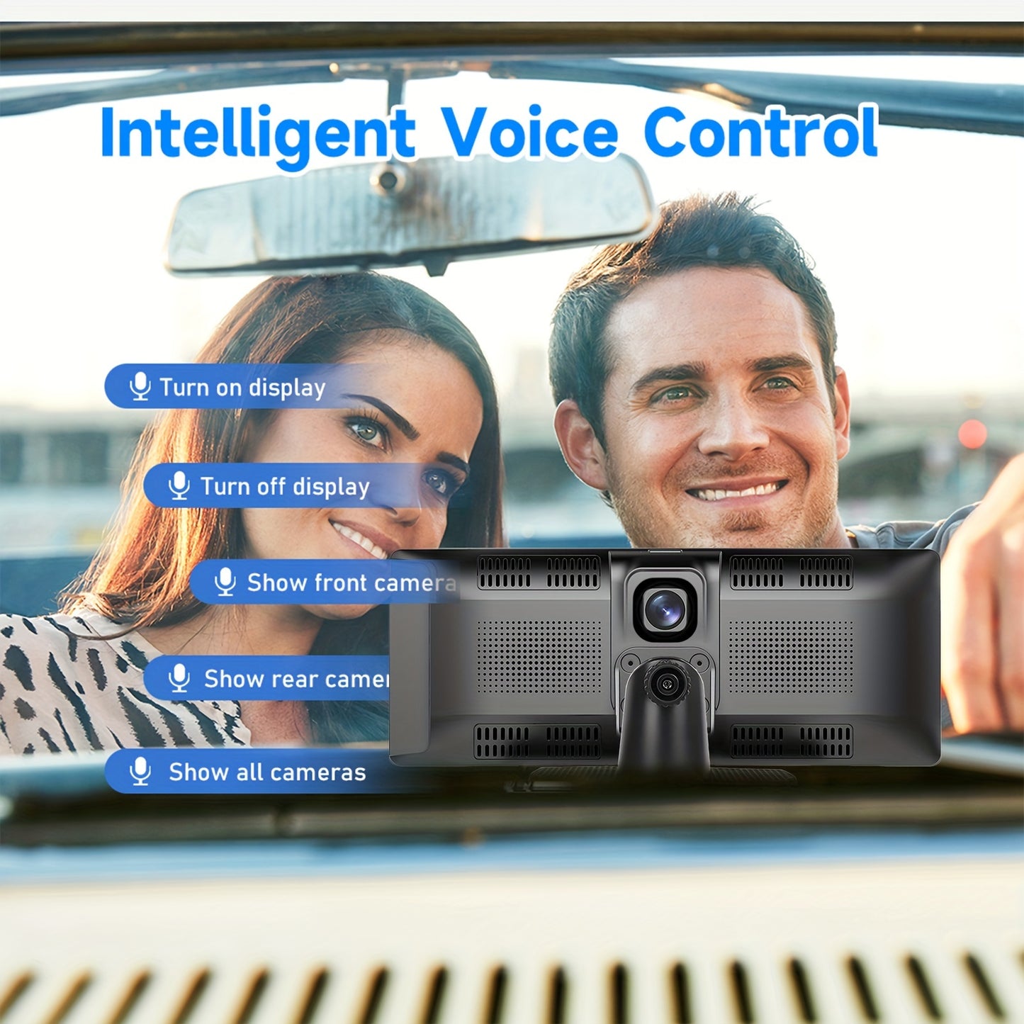 Android Car Radio – Multimedia Speler – Autoradio – Navigatiesysteem – Touchscreen Radio – 10 Inch Scherm – 2GB RAM + 64GB Opslag – Draadloze CarPlay & AHD Achteruitrijcamera