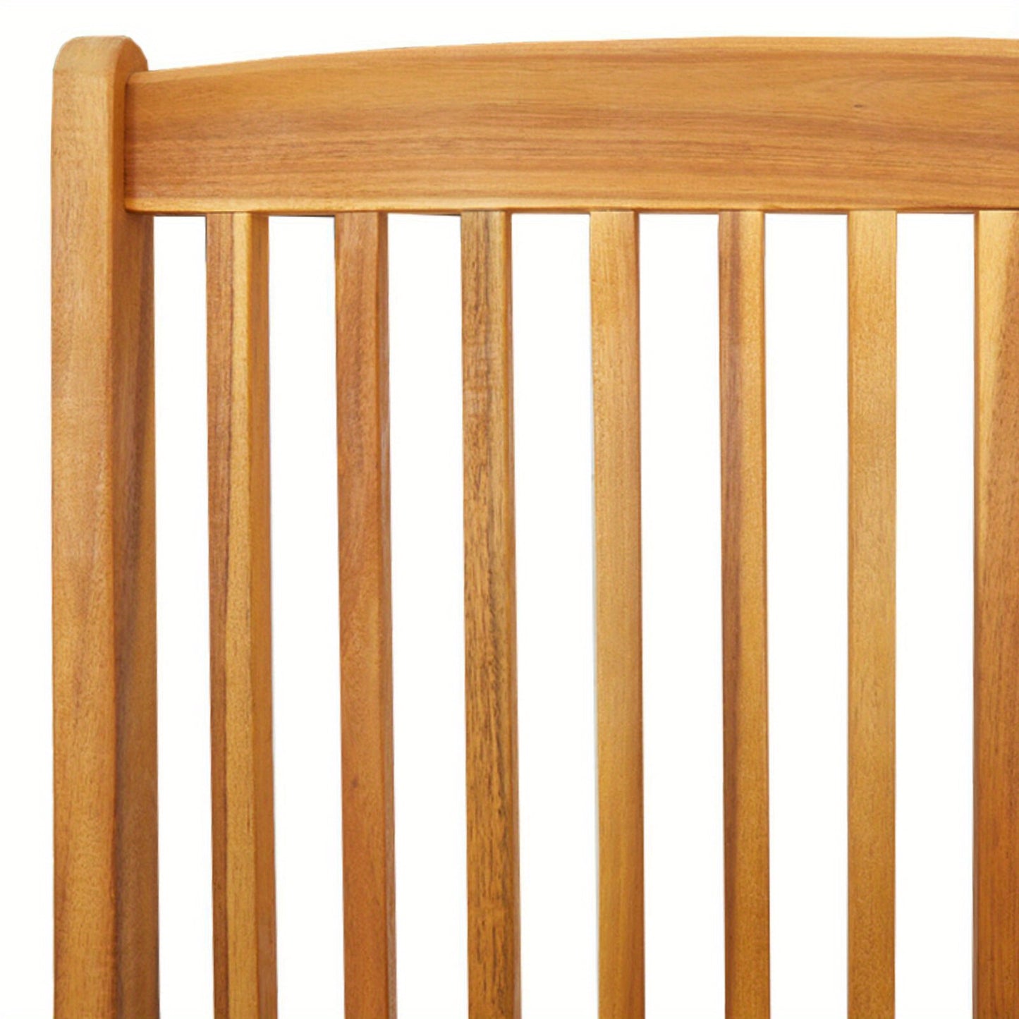 Tuinstoelen – Klapstoelen – Vouwstoelen – Balkonstoelen – Tuinmeubelen – Acaciahout – Set van 2 – Comfortabele Zit met Rugleuning – Weerbestendig & Ruim Zitvlak