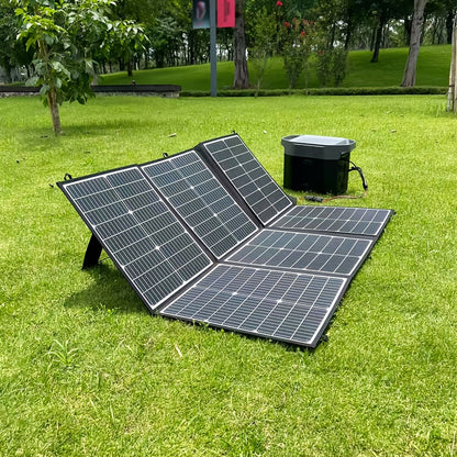 Zonnepaneel – Zonnecharger – Solar Panel – Opvouwbaar Zonnepaneel – Draagbaar Zonnepaneel – 300W Hoog Vermogen – Monokristallijn Silicium
