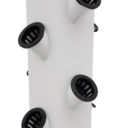 Hydroponische Tuin – Verticale Tuin – Hydrocultuur Toren – Groeisysteem – Plantenplantkit – Compact Hydroponisch Systeem – Duurzaam PP Materiaal – 56 Plantplekken Met Waterpomp