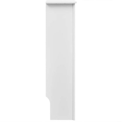 Radiatorombouw – Radiatorbekleding – Verwarmingsombouw – Radiatoromkasting – Wit – Set van 2 stuks – 152 cm lang – Duurzaam kunststof