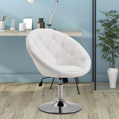 Bureaustoel – Office Chair – Ergonomische Stoel – Draaistoel – Desk Chair – Verstelbaar in Hoogte – Stevig Stalen Frame – Donkerbruine Bekleding – 78-90 cm Hoogte