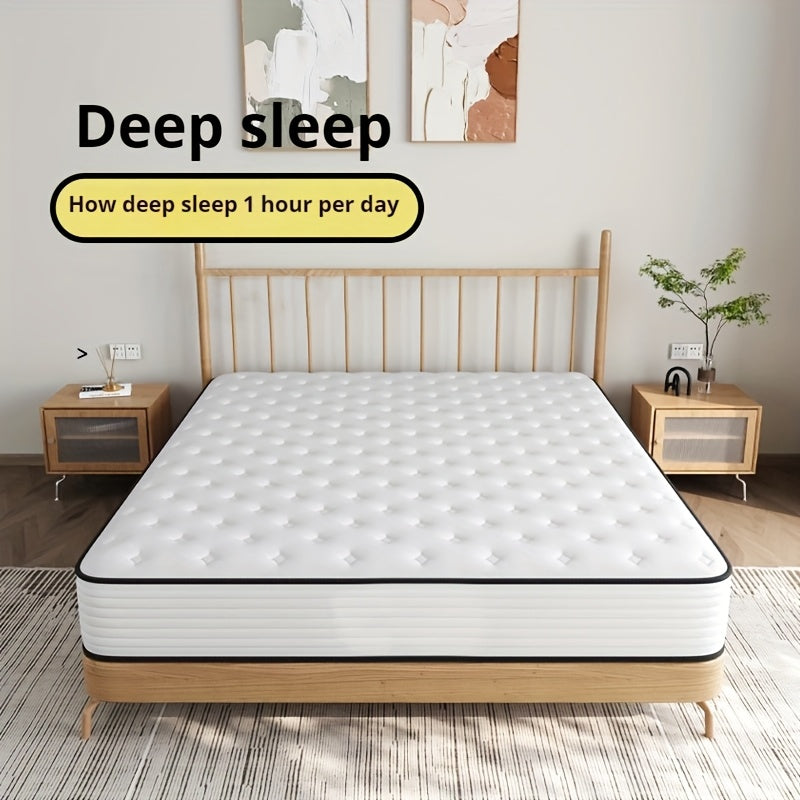Matras – Koudschuimmatras – Pocketveringmatras – Latexmatras – Tweepersoonsmatras 140x200 cm – Ultra-fijne vezellaag – Medium Stevig Comfort