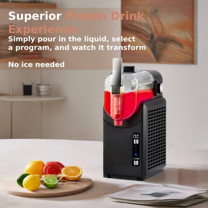 Slush Machine – Slushie Maker – IJsdrank Machine – Sorbetapparaat – Smoothiemaker – 5 Snelheden – 2 Liter Inhoud - QUORE