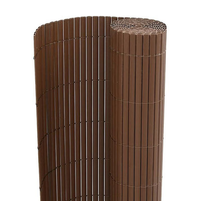 Strong and stable Tuinhek Dubbelzijdig Bruin 1.8x5m PVC, Outdoor Enclosure, Backyard Divider, Heavyduty Barrier, Doublesided Fencing, Pvc Fencing, Pet Owners, Diy Installers