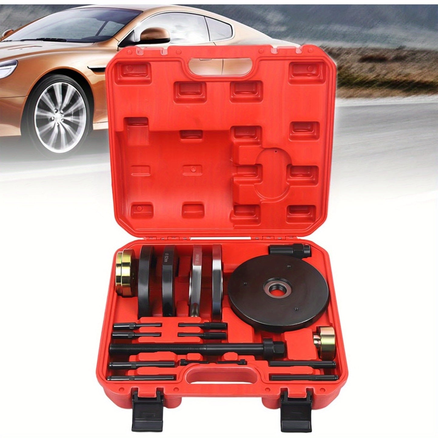 Wielnaaf Demontageset – Wiellager Tool – Hub Puller – Wielnaaf Gereedschap – Lager Demontage Set – Carbon Staal – Ø82mm