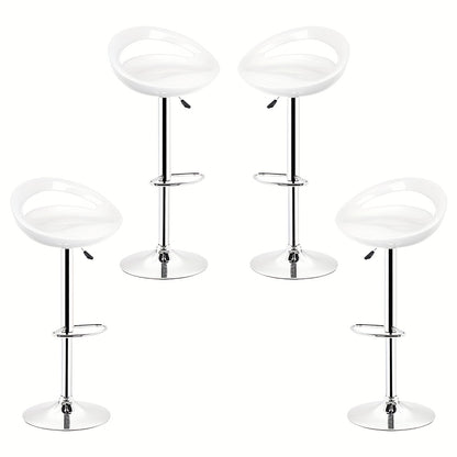 Kruk – Krukje – Zitkruk – Barkruk – Barkrukje – Verstelbare Zithoogte 55-75 cm – Stevige ABS Zitting & Chromen Poten