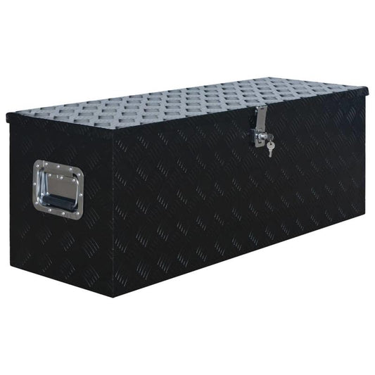 Gereedschapskist – Gereedschapskoffer – Toolbox – Gereedschapskist Met Slot – Werkplaats Opbergbox – Aluminium Metaal – 1085x370x400 mm – Grote Capaciteit Met Veilig Slot
