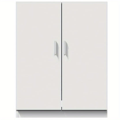 Wasmachinekast – Opbergkast – Wasmachineombouw – Wasmachine Meubel – Wasruimte Organizer – Compact En Ruimtebesparend – Hoogwaardig Waterafstotend Materiaal