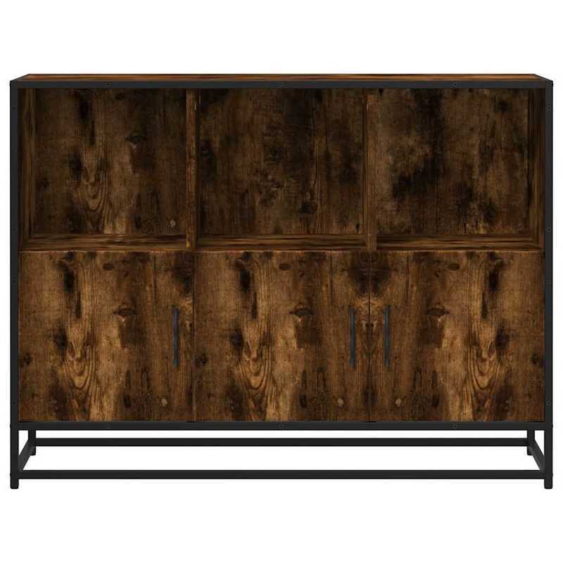 Sideboard 100x35x76cm edited hout gerookt eikenkleurig