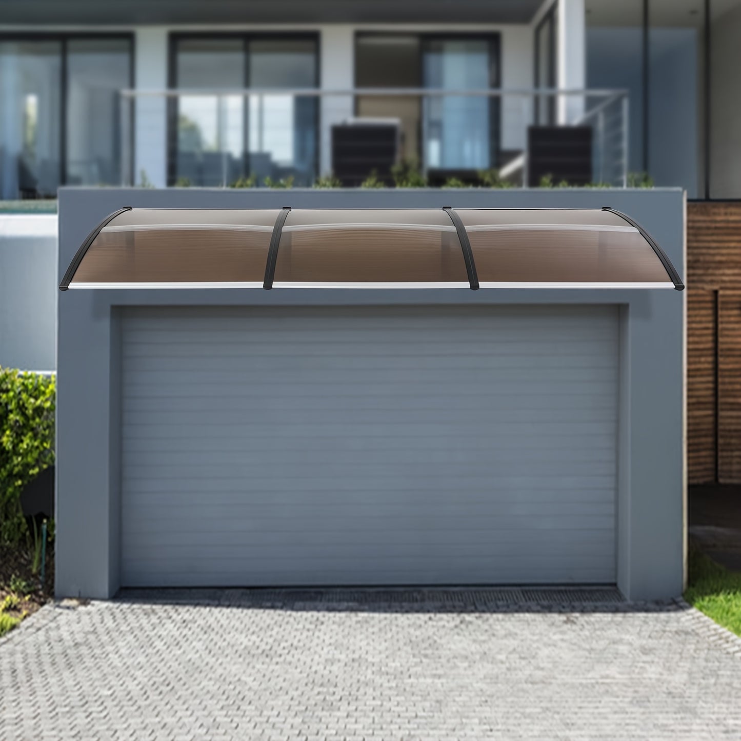 Sturdy And Durable High Stability Pre-drilled Holes Temporary Not for Permanent Purposes Removable Canopy for Front And Rear Entrances, Bike Shelters, Gazebos, Grape Arbors, Guardrails, Balconies, Windows, Patios, Garages, St