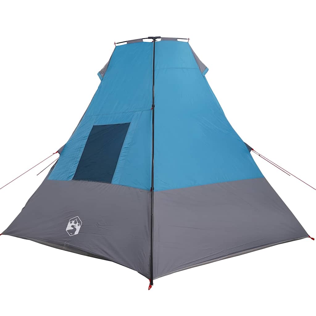 Tipi Tent – Camping Tent – Schuiltent – Pyramide Tent – Outdoor Tent Blauw – Waterbestendig Polyester – Handige Ritssluiting