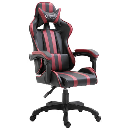Gamingstoel – Gamestoel – Gaming Chair – Game Stoel – Bureaustoel – Verstelbare Rugleuning – Ergonomische Rode Kunstleer Vulling