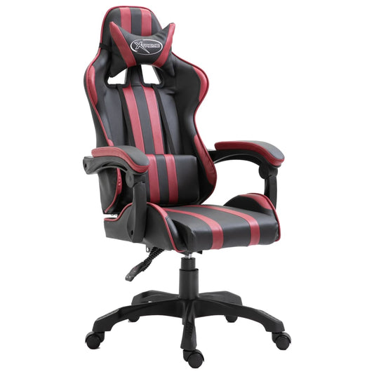 Gamingstoel – Gamestoel – Gaming Chair – Game Stoel – Bureaustoel – Verstelbare Rugleuning – Ergonomische Rode Kunstleer Vulling