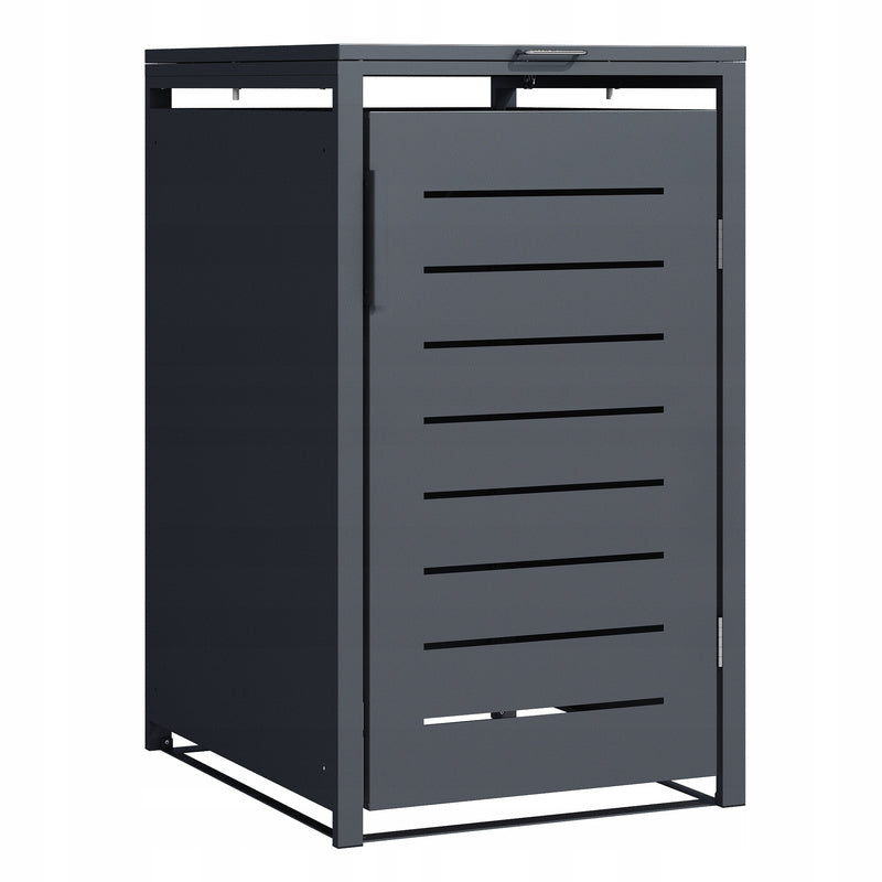 Afvalcontainer Afdekking – Kliko Omhulsel – Afvalbak Bescherming – Afvalcontainer Kast – Buitenafval Container – Weerbestendig Metaal – 240 Liter Capaciteit
