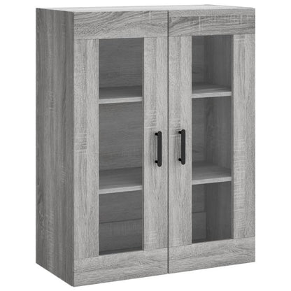 Simple Sideboard, Spacious Storage Cabinet with Display Shelf, Suitable for Kitchen, Living Room, Stylish Furniture, Offers Additional Storage Space and Home Decoration, Ensures Safety. Tall Cabinet 69.5x34x180 cm, Treated Wo