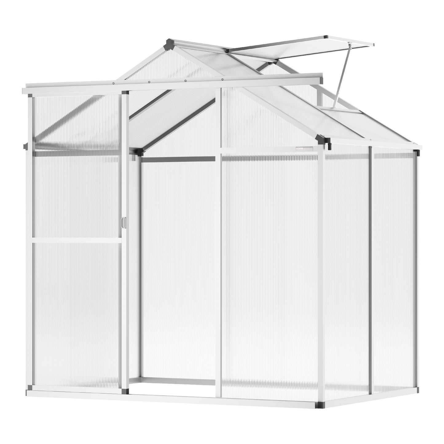 Kas – Kweekkas – Tuinkas – Plantenkas – Serre – Polycarbonaat – Aluminium Frame – Compact 183x121x195 cm
