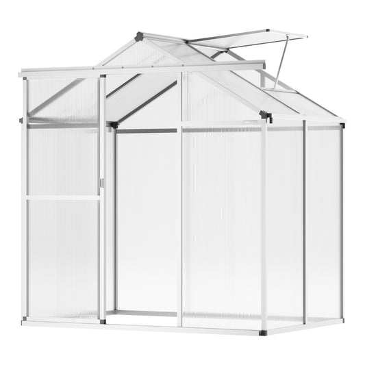 Kas – Kweekkas – Tuinkas – Plantenkas – Serre – Polycarbonaat – Aluminium Frame – Compact 183x121x195 cm