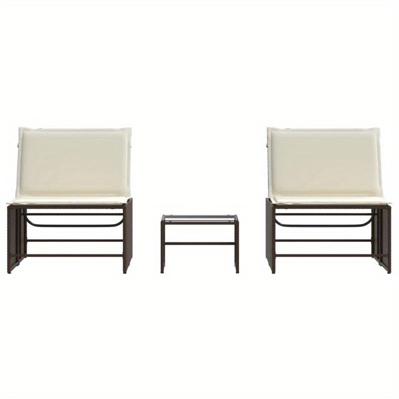 Lounge set – Loungeset – Tuinset – Tuinmeubelset – Zitset – Poly rattan – Bruin – Comfortabele Stoelen – Weerbestendig