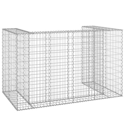 Afvalbak – Prullenbak – Afvalemmer – Vuilnisbak – Afvalcontainer – Gegalvaniseerd Staal – Groot Formaat 180x100x110 cm