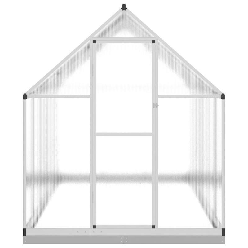 Kweektent – Kweekkas – Broeikas – Groeikas – Growtent – Aluminium Frame – Transparante Polycarbonaat Panelen – 334x169x202 cm – Weerbestendig & Ventilatie